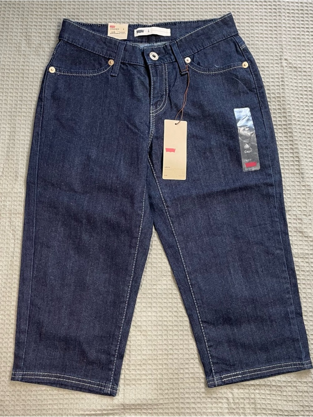 New Levi’s 529 Capri‎ Jeans 4 / 27 Women’s Dark Wash Stretch